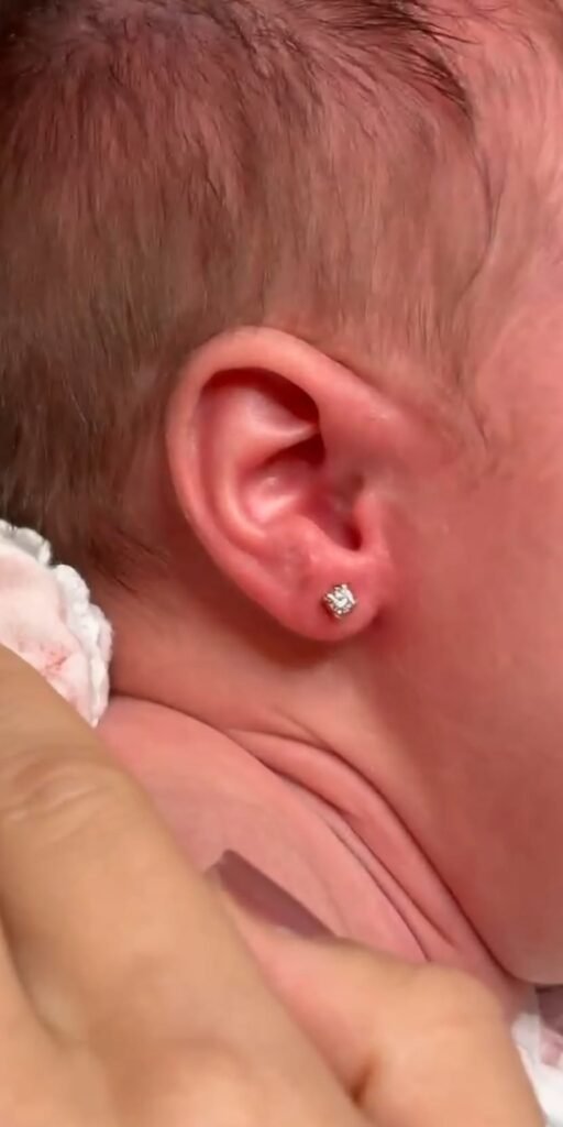 piercing en Logroño y La Rioja para bebés